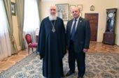 Председатель Издательского Совета Русской Православной Церкви провел встречу с председателем Союза писателей России