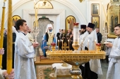 Патриарший экзарх все Беларуси совершил литию о погибших при исполнении служебного долга сотрудниках Министерства внутренних дел РБ