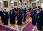 Metropolitan Anthony of Volokolamsk meets with students of Theological Seminary in Sremski Karlovci