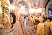 В Покровском ставропигиальном монастыре молитвенно отметили праздник обретения мощей блаженной Матроны Московской