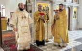 В Неделю о Страшном Суде архиепископ Подольский Аксий совершил Литургию в Покровском храме Еревана