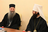Прибытие Патриарха Сербского Порфирия в Москву