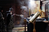 Святіший Патріарх Кирил звершив першу в цьому році Літургію Передосвячених Дарів