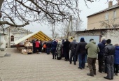 У Брянці Сєверодонецької єпархії роздали гуманітарну допомогу. Інформаційне зведення про допомогу біженцям (за 23-25 березня 2024 року)