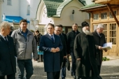 В Жировичском монастыре прошло выездное совещание по вопросам ремонтно-реставрационных работ обители