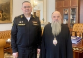 Глава Санкт-Петербургской митрополии и заместитель главкома ВМФ обсудили вопросы духовно-нравственного воспитания военнослужащих