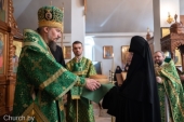 В день памяти праведной Софии Слуцкой Патриарший экзарх всея Беларуси совершил Литургию в Софийском монастыре Слуцка