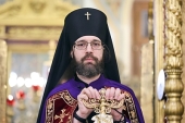 Патриаршее поздравление архиепископу Зеленоградскому Савве с 15-летием трудов в Московской Патриархии