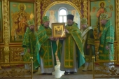 В кафедральном соборе Череповца состоялось прославление в лике святых Синоезерских преподобномученников