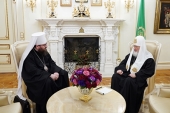 His Holiness Patriarch Kirill meets with Metropolitan Constantine of Zaraisk
