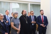 Начальник Русский духовной миссии посетил прием в резиденции посла России в Израиле