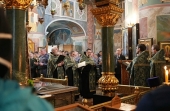 У Свято-Троїцькому Серафимо-Дівеєвському монастирі відбулося молитовне стояння за військовослужбовців військ Національної гвардії РФ