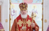 Патриаршее поздравление митрополиту Самарскому Сергию с 35-летием архиерейской хиротонии
