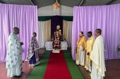 Patriarchal Exarch of Africa celebrates Sunday Liturgy in Luanshya, Zambia