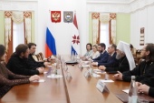 Состоялась встреча председателя Учебного комитета Русской Православной Церкви и главы Республики Мордовия