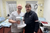Орловская епархия передала военным медикам портативный рентген-аппарат и тонну гуманитарного груза