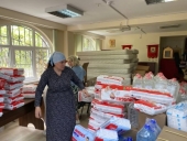 К празднику Пасхи Сочинская епархия направила более трех тонн гуманитарного груза в Мариуполь и Авдеевку