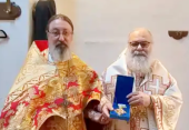 Во второй день Пасхи представитель Русской Церкви принял участие в Патриаршем богослужении в Успенском соборе Дамаска