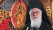 Поздравление Блаженнейшего Архиепископа Тиранского и всей Албании Анастасия Святейшему Патриарху Кириллу с праздником Пасхи