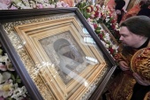 В Твери встретили Казанскую икону Божией Матери, хранящуюся в Казанском соборе на Красной площади Москвы