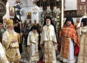 Представитель Русской духовной миссии сослужил Предстоятелю Иерусалимской Церкви в городе Акко в Западной Галилее