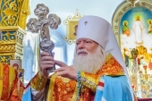 Патриаршее поздравление митрополиту Евсевию (Саввину) с 85-летием со дня рождения