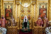 Патріарша проповідь у Неділю жон-мироносиць після Літургії у Георгіївському соборі в Одинцові Московської області