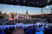 Святіший Патріарх Кирил відвідав концерт на Червоній площі, присвячений Дню слов'янської писемності й культури