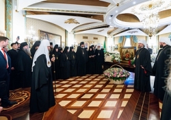 Reception at the Cathedral of Christ the Savior on the Occasion of the Day of Slavic Writing and Culture and the Name Day of the Primate of the Russian Church takes place