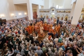 Предстоятель Русской Православной Церкви совершил освящение Покровского храма в Рязани