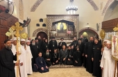 Монашеская делегация во главе с митрополитом Смоленским и Дорогобужским Исидором посетила монастыри Нитрийской пустыни