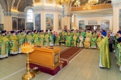 Состоялось перенесение мощей преподобного Макария Алтайского из Орловской митрополии в Барнаул