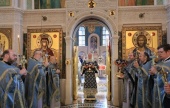 Председатель Синодального отдела по монастырям и монашеству возглавил праздничное богослужение в Сретенском ставропигиальном монастыре