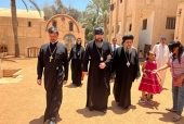Монашеская делегация из России посетила христианские святыни Среднего Египта и пустыни Красного моря