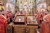 В Уфу принесена Казанская икона Божией Матери, хранящаяся в Казанском соборе на Красной площади Москвы