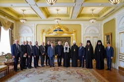 Святейший Патриарх Кирилл встретился с главами российских протестантов