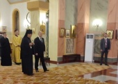 Президент России В.В. Путин посетил Свято-Троицкий храм в Пхеньяне