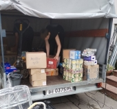 Синодальный отдел по церковной благотворительности и социальному служению передал помощь в Голую Пристань. Информационная сводка о помощи беженцам (от 19 июня 2024 года)