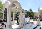 Министр просвещения РФ и глава Калужской митрополии приняли участие в открытии мемориала «Часовые памяти» в Калуге
