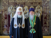 Зустріч Святішого Патріарха Кирила зі звільненим митрополитом Тульчинським і Брацлавським Іонафаном