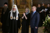Президент Росії у Троїце-Сергієвій лаврі вклонився іконі Святої Трійці, написаній преподобним Андрієм Рубльовим