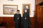 Metropolitan Anthony meets with executive director of Malankara Church’s Department of Ecumenical Relations