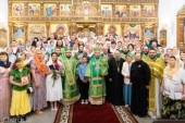 Патриарший экзарх всея Беларуси возглавил торжества по случаю 35-летия Минского духовного училища