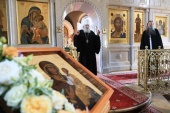В день памяти Всех святых председатель Синодального отдела по монастырям и монашеству совершил Литургию в Алексеевском ставропигиальном монастыре