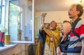 Врио председателя Синодального отдела по благотворительности освятил храм при Душепопечительском центре праведного Иоанна Кронштадтского в Москве