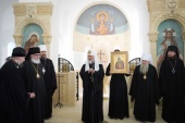 Святейший Патриарх Кирилл посетил Казанский скит Валаамского монастыря