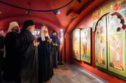 Святейший Патриарх Кирилл посетил Музей современной иконы в Валаамском монастыре