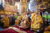 У день пам'яті святителя Филипа, митрополита Московського, Святіший Патріарх Кирил звершив Літургію в Успенському соборі Кремля