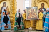 Предстоятель Русской Церкви совершил великое освящение кафедрального Спасо-Преображенского собора г. Твери