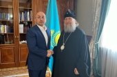 В Москве состоялась встреча главы Казахстанского митрополичьего округа с послом Казахстана в России